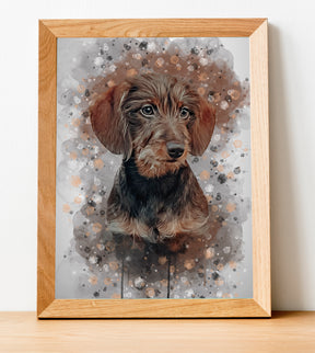 Watercolor Art Work Pet custom Pet Artwork Pet portriat-Furrandcrown