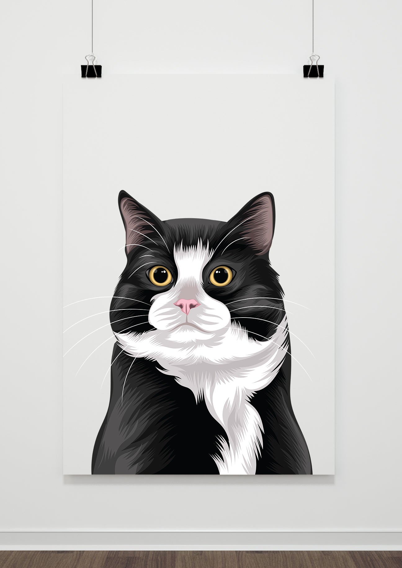 Vector Artwork Pet custom Pet Artwork Pet portriat-Furrandcrown